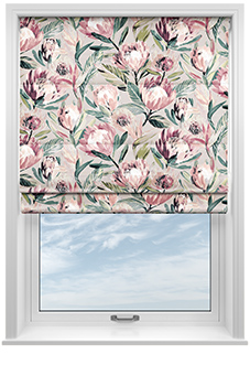 Ophelia, Blush - Roman Blind